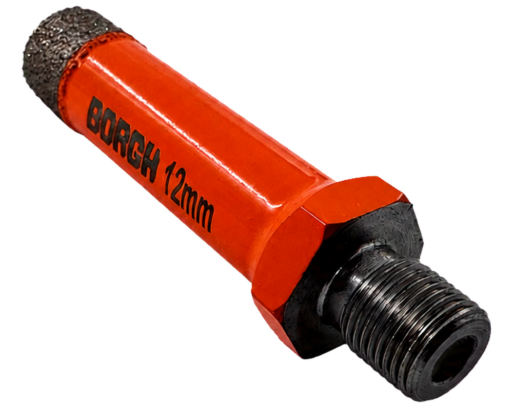 Kerbo Diamantboor Ø 12 mm, schroefdraadaansluiting
