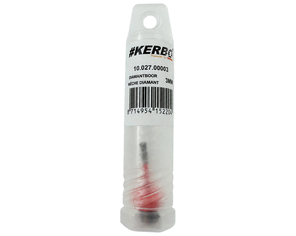 Kerbo Diamantboor Ø 3 mm, in koker