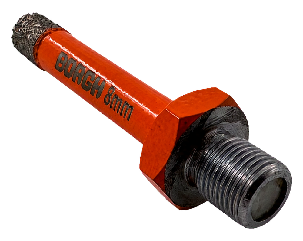 Kerbo Diamantboor Ø 8 mm, schroefdraadaansluiting
