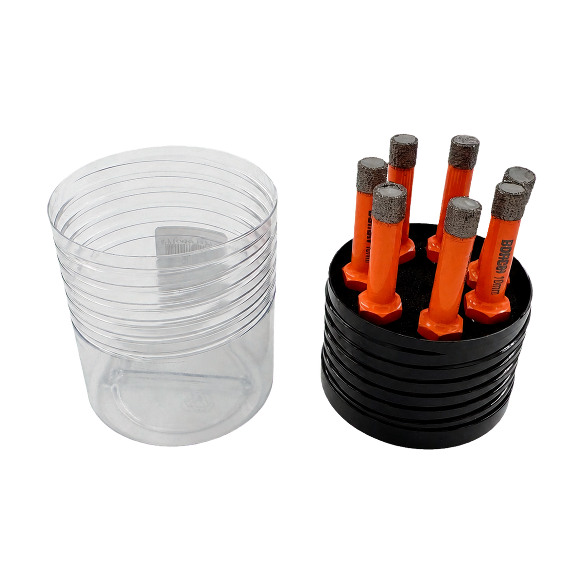 Kerbo Diamantboor Ø 10 mm — Koker 7 stuks, koker