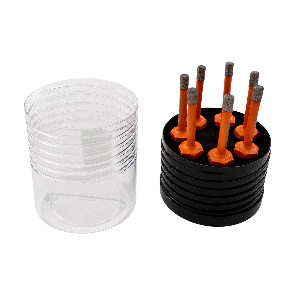 Kerbo Diamantboor Ø 6 mm — Koker 7 stuks, koker geopend